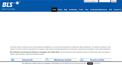 Desktop Screenshot of lasersafety.org