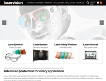 Tablet Screenshot of lasersafety.com